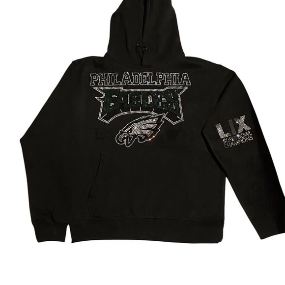 Philadelphia Eagles Black Hoodie - Picture 1 of 2